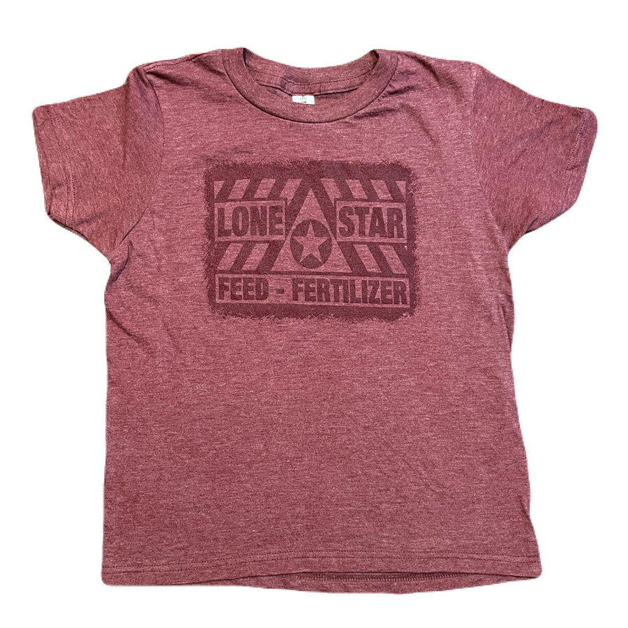 Youth Winter Limited Edition: Burgundy Heather Short Sleeve Logo T-Shirt