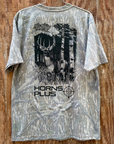 Horns Plus Deer Feed Mossy Oak Vintage Short Sleeve T-Shirt - Original Treestand