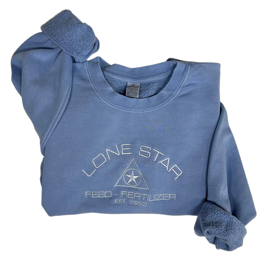 Super Soft Crewneck - Tone On Tone - Light Blue