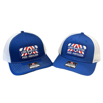 Royal / White Cap Adult & Small Bundle