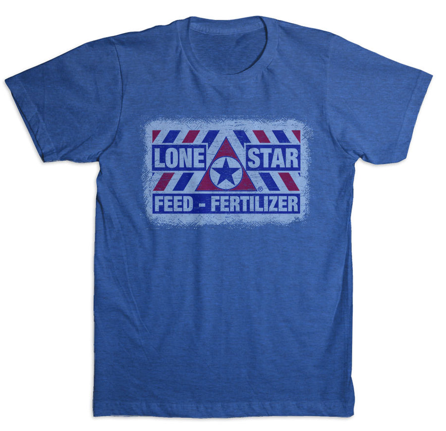 Heather Royal Blue Short Sleeve T-Shirt Classic Logo