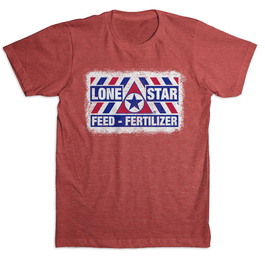 Heather Red Short Sleeve T-Shirt Classic Logo