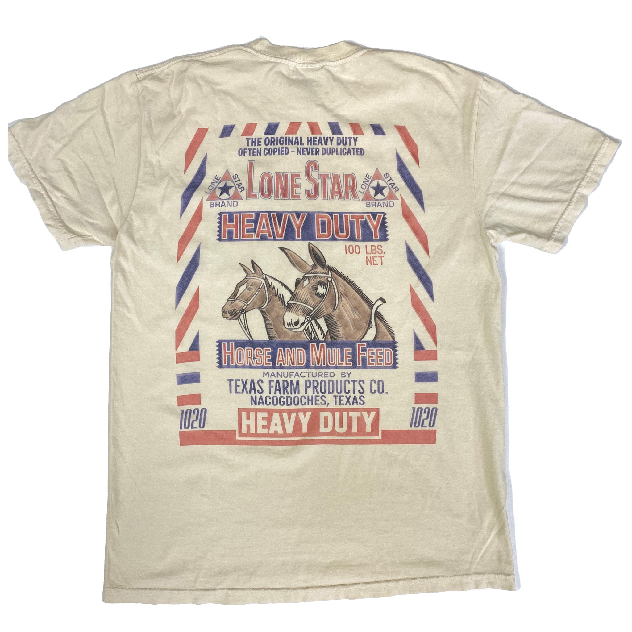 Heavy Duty Horse & Mule Pocket Tee – Lone Star Feed Apparel