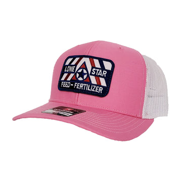 Hot Pink/White