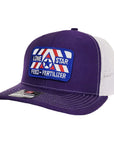 Purple/White