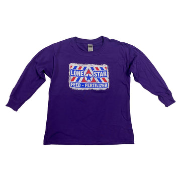 Youth Purple Long Sleeve Shirt