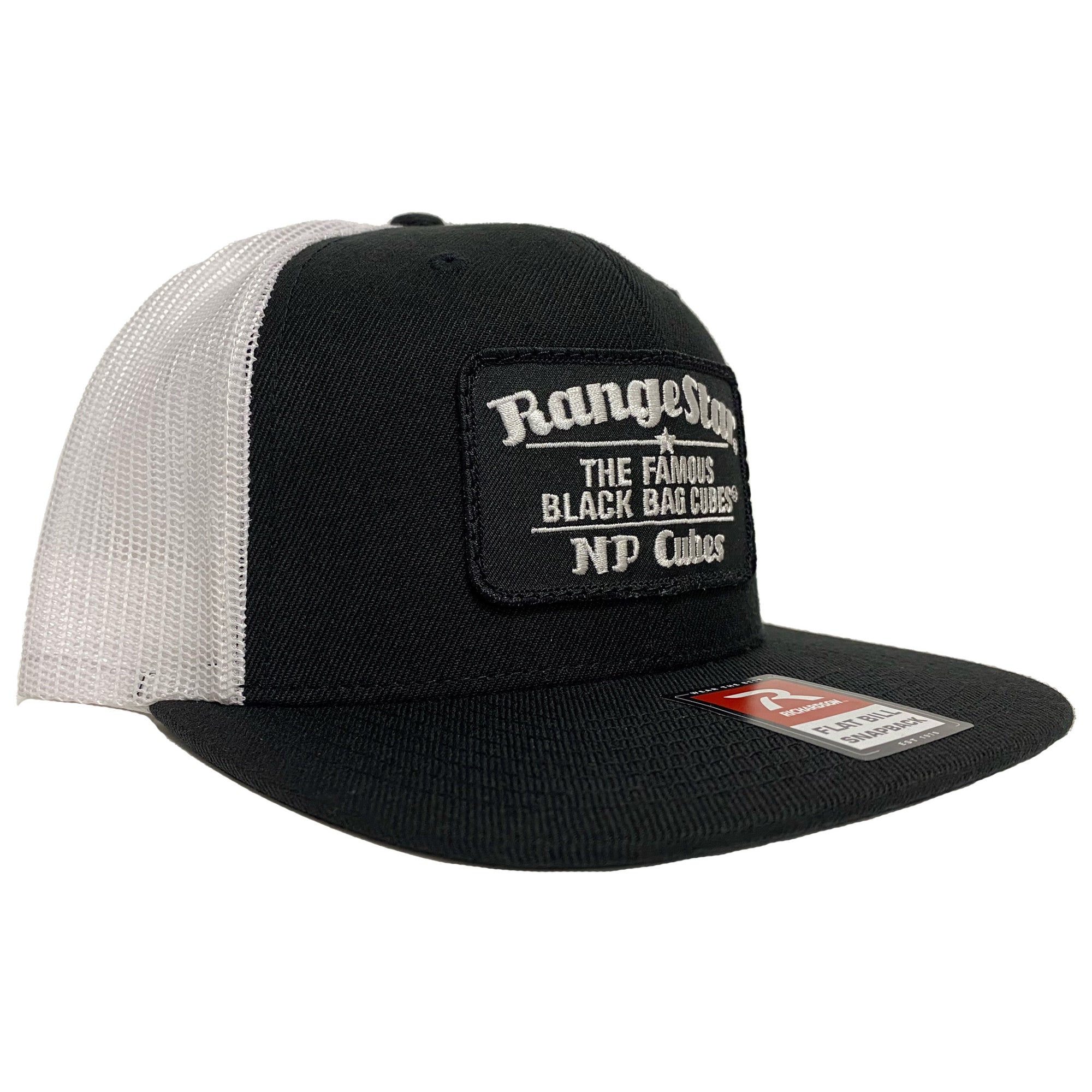 Black Bag Cubes Black / White Flatbill