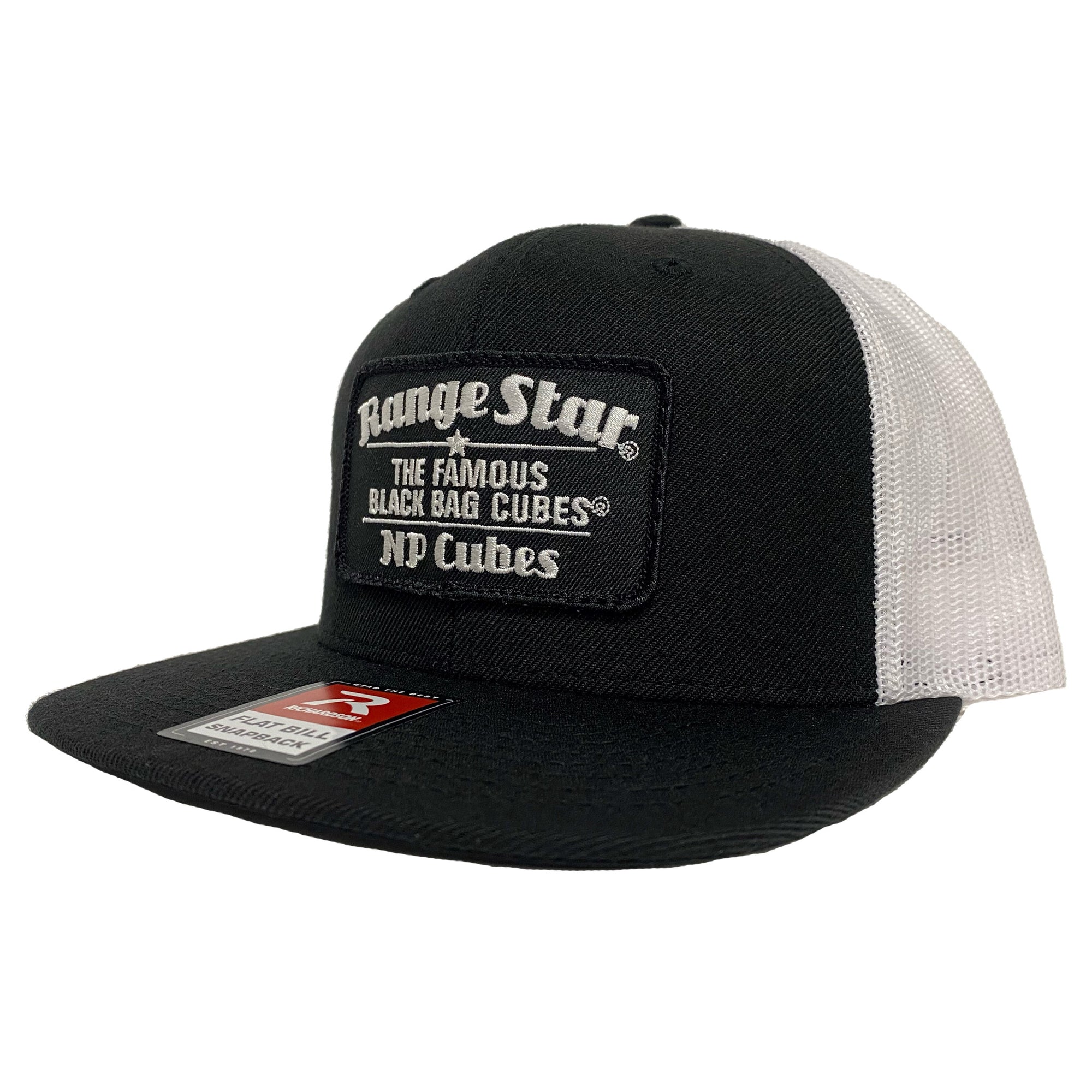 Black Bag Cubes Black / White Flatbill