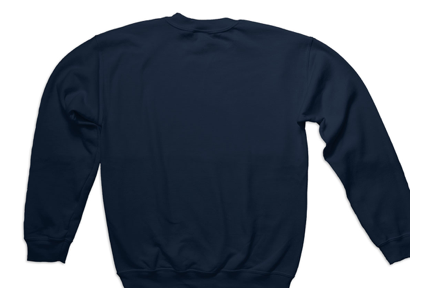 Navy Double Dry Eco Crewneck Sweatshirt