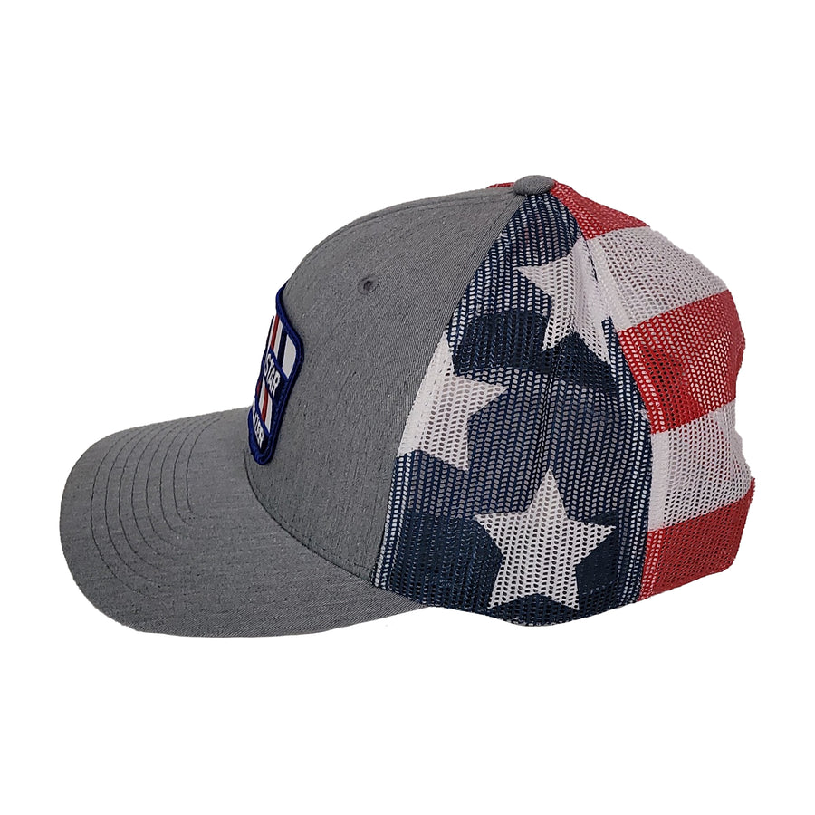 Heather Grey/Stars & Stripes